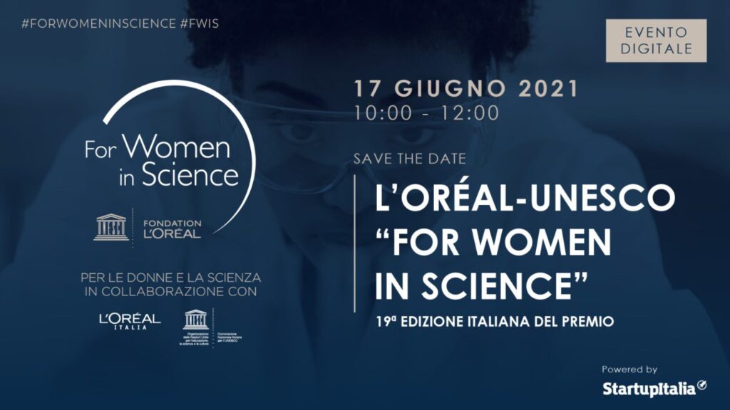 Premio L’Oréal-UNESCO: il 17 giugno la proclamazione delle 6 nuove vincitrici LOreal Save The Date 17 Giugno 21 DEF scaled 1