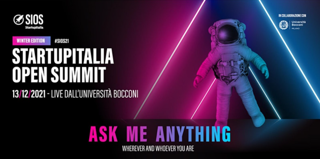 Registrati come startup per partecipare a SIOS21 e incontra 16 investor sios21